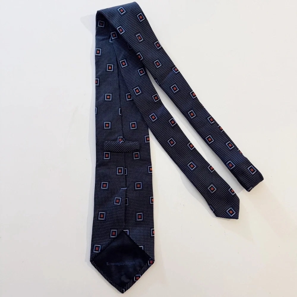Ermenegildo Zegna Silk Tie XL Length
